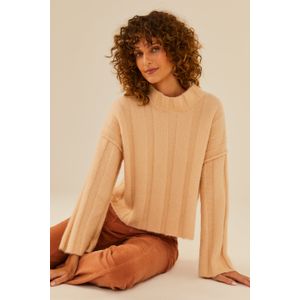 Pull Tricot Listra De Texturas