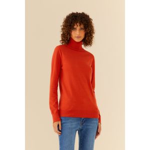 Blusa Tricot Gola Rolê