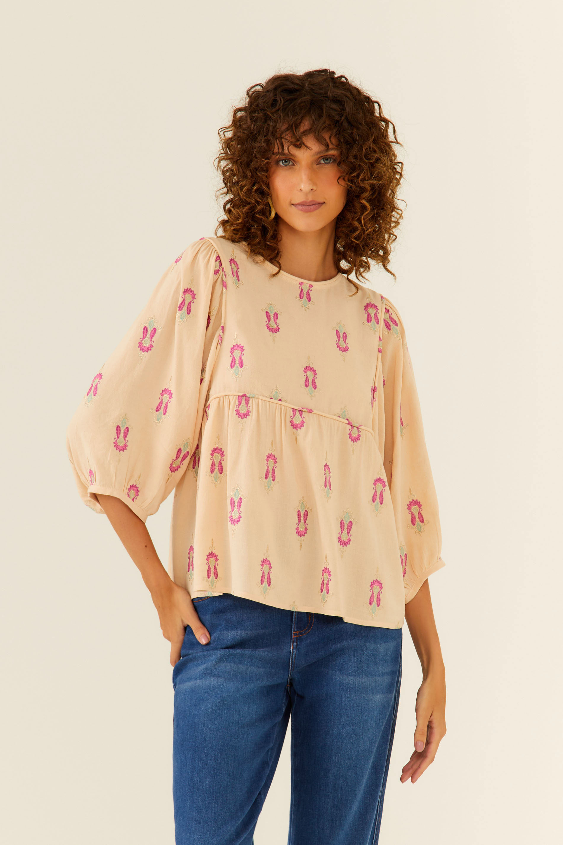 Blusa Bordada