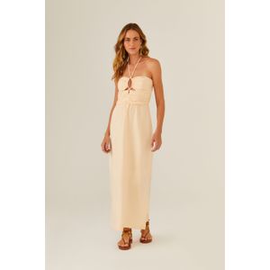 Vestido Midi Top Franzido