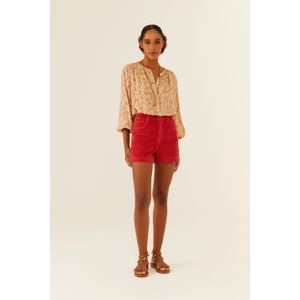 Short Sarja Veludo Cotelê