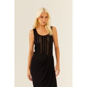 Blusa Tricot Malha Desagulhada