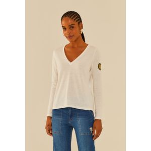 Blusa Manga Longa Patch