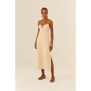 Vestido Midi Busto Vazado