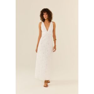 Vestido Bordado Folhagem