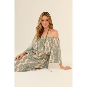 Vestido Midi Ggt Estampa Niya