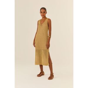 Vestido Tricot Midi Telado
