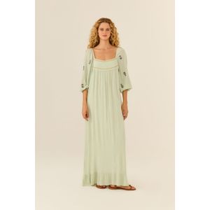 Vestido Longo Bordado Rupia