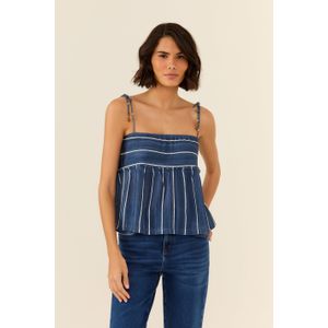 Blusa Alcinha Estampa Brush
