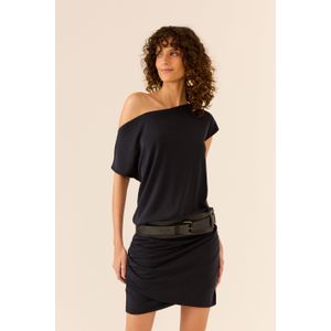 Vestido Curto Saia Transpassada
