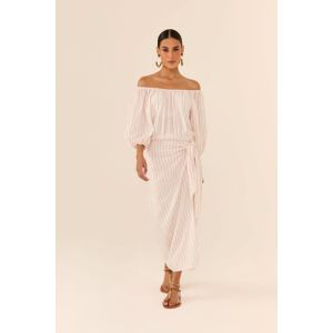 Vestido Midi Saia Amarração