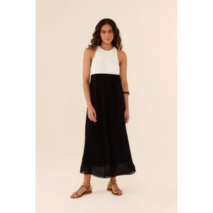 Vestido Longo Ggt Busto Crepe