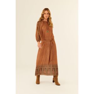 Vestido Midi Estampa Yve