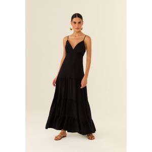 Vestido Longo Recortes
