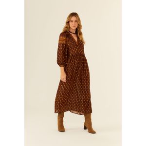 Vestido Midi Estampa Poetry