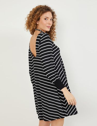 Vestido Curto Estampa Listra Maria Fil